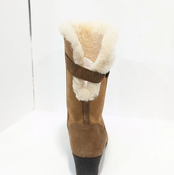 NWOT UGG Waterproof Edelina Wedge Boots - Picture 5 of 16